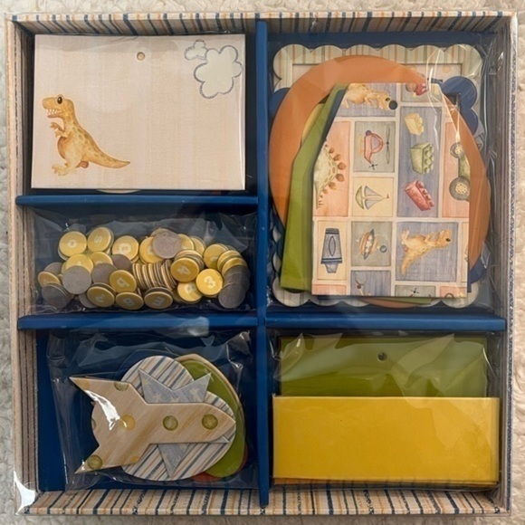 C.R. Gibson “Boys Will Be Boys” Scrapbooking Chipboard Pack - Picture 2 of 4